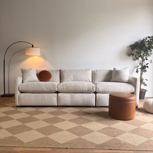 Brook Sofa in Anquilla Ivory Performance Chenille — Kindred Couches