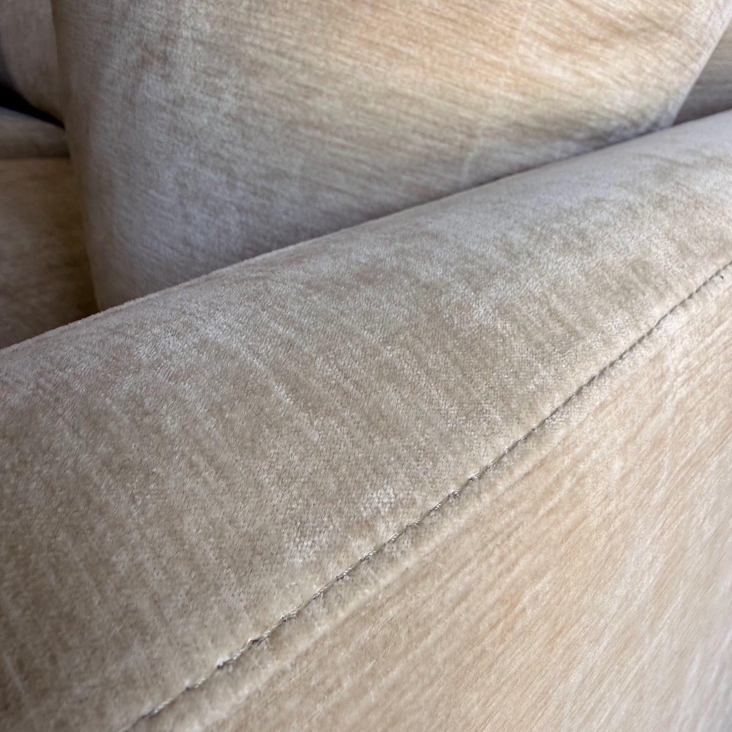Brook Corner Sectional + Ottoman dimensions