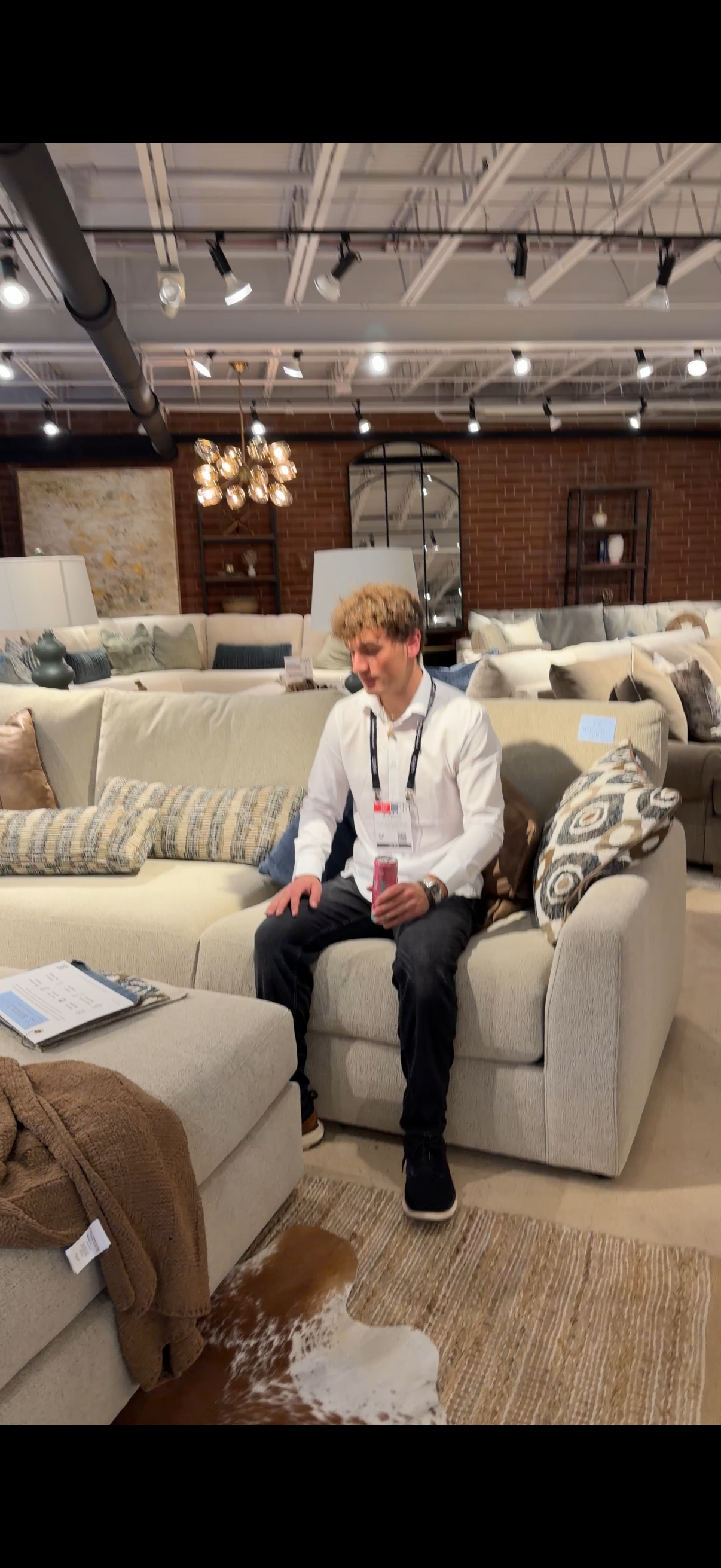 Willow performance Corner Sectional + Ottoman
