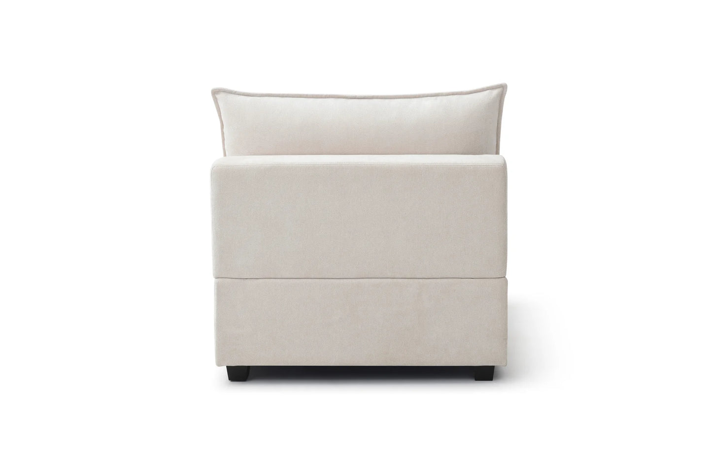 Bellamia Armless in Cream Performance Chenille