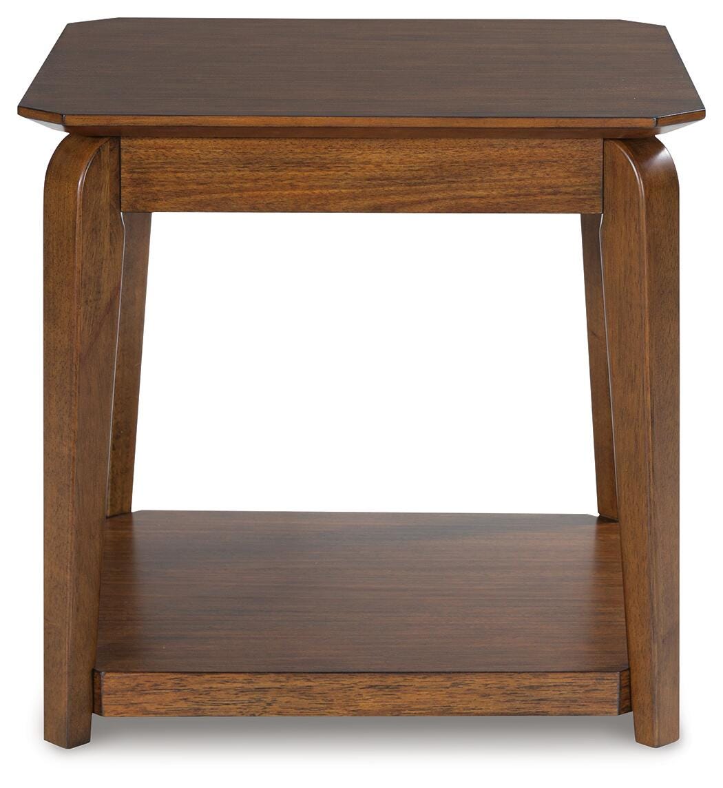 Trenmour Square End Table head-on view