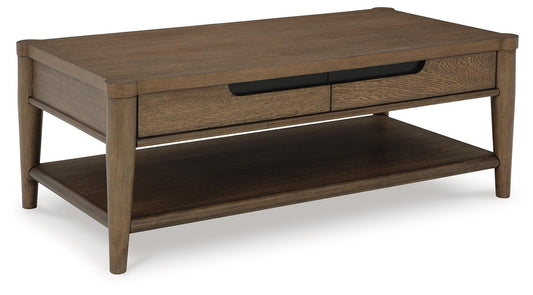 Roanhowe Rectangular Cocktail Table closed