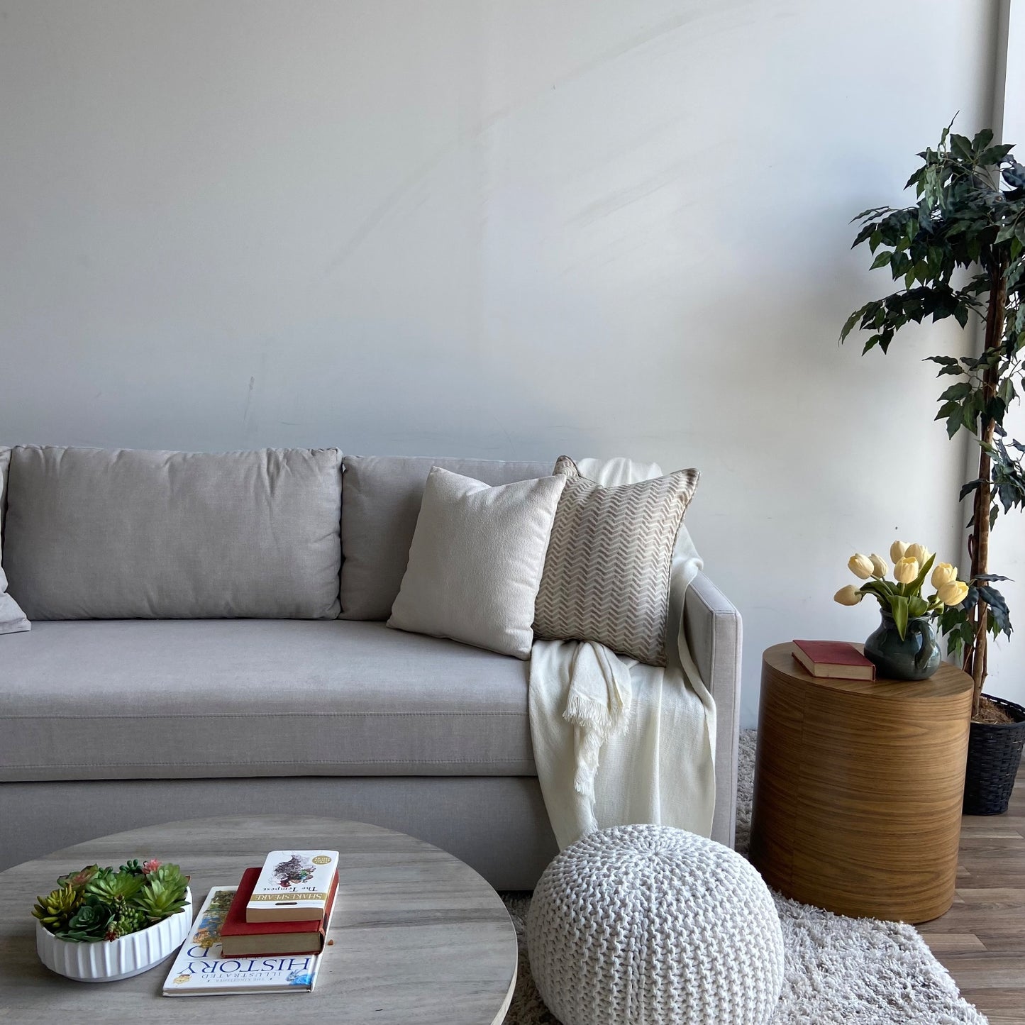 Interior Define Scarlett 3-piece Sectional in Cream