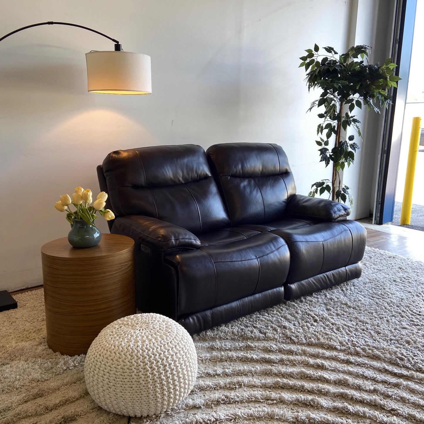 Thomasville 2-seat Leather Recliner