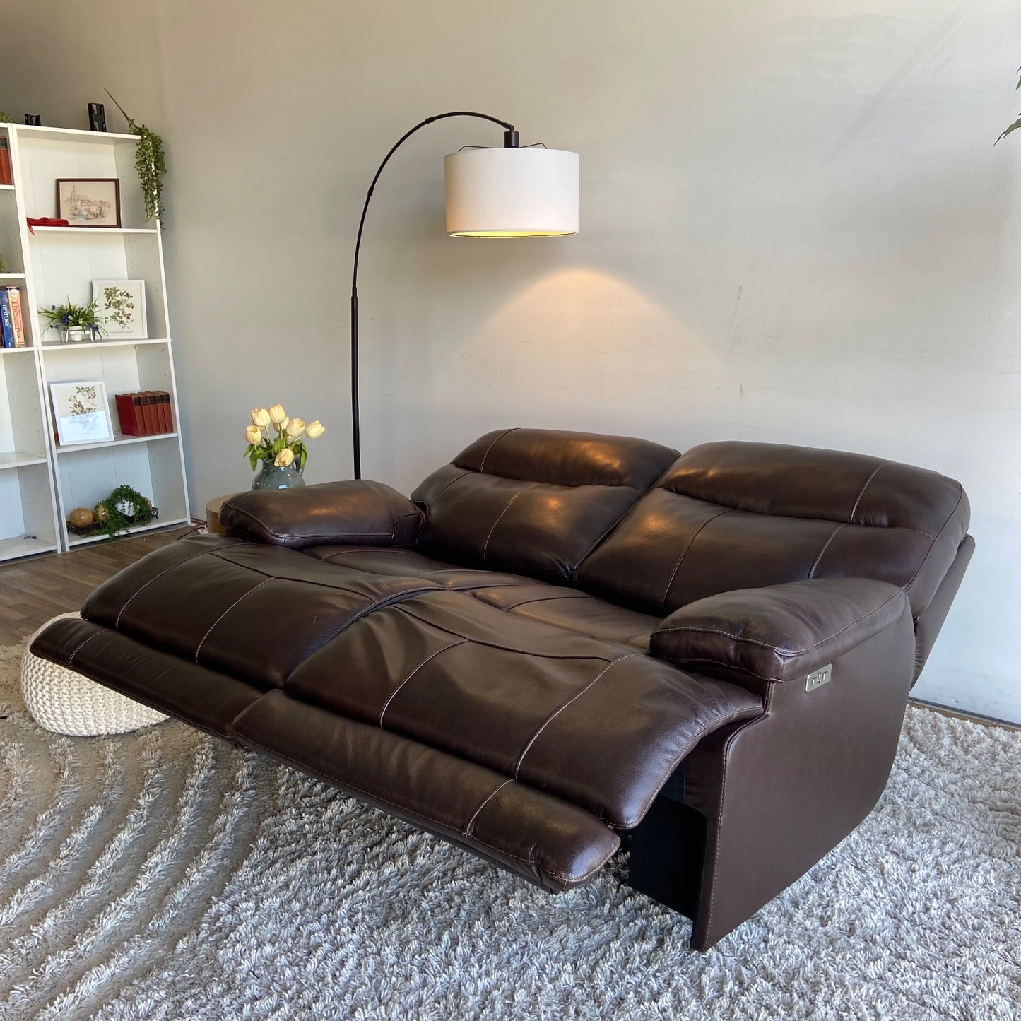 Thomasville 2-seat Leather Recliner