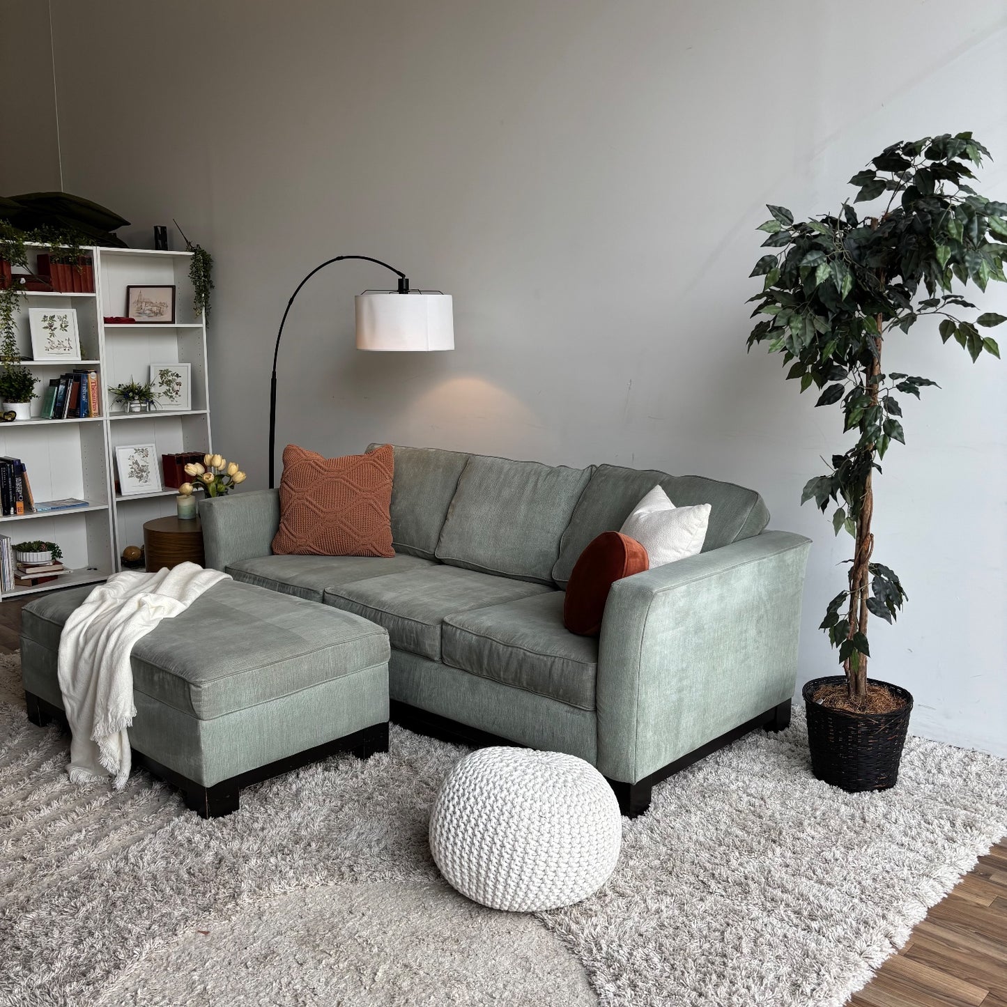 Macy’s Sage Green Sofa