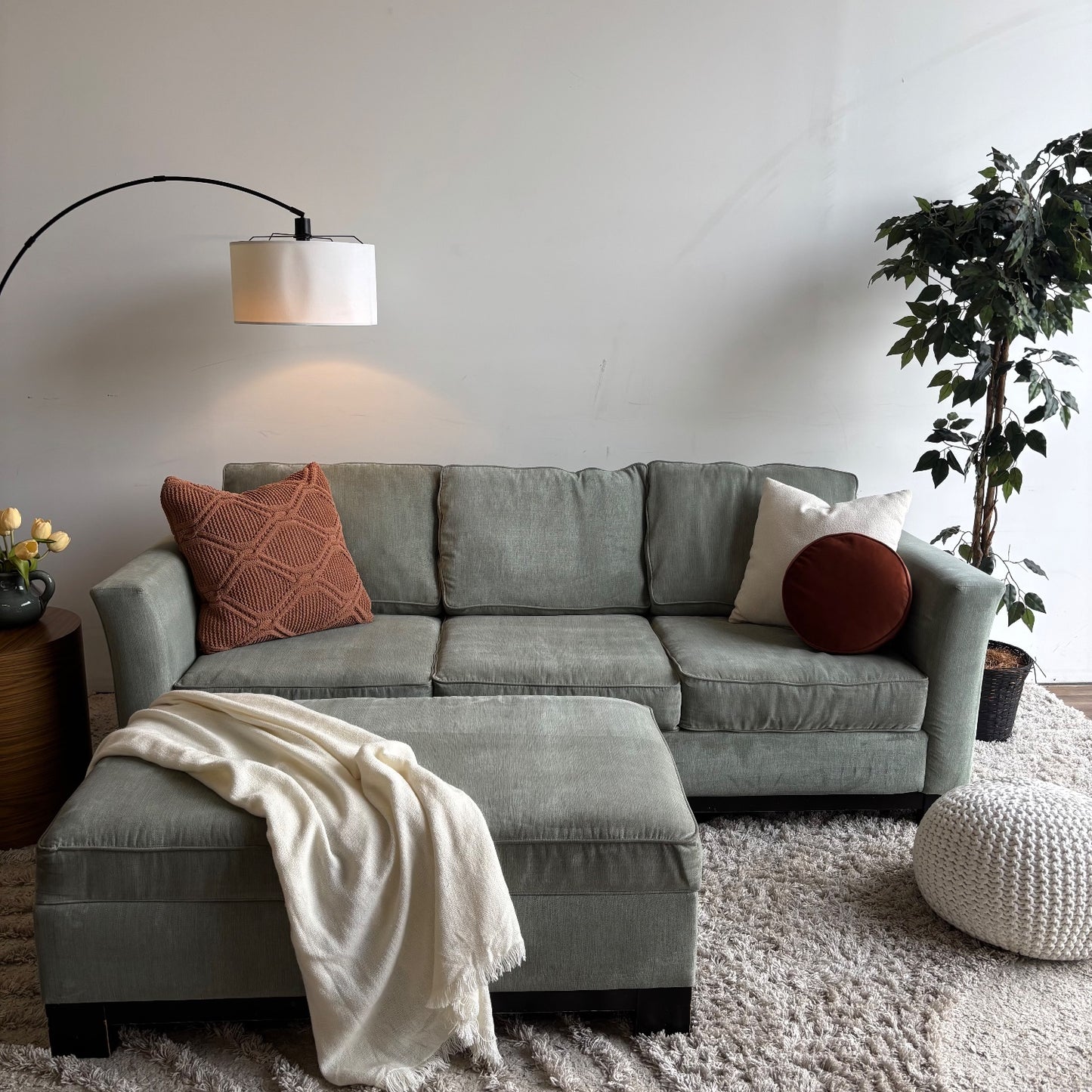 Macy’s Sage Green Sofa