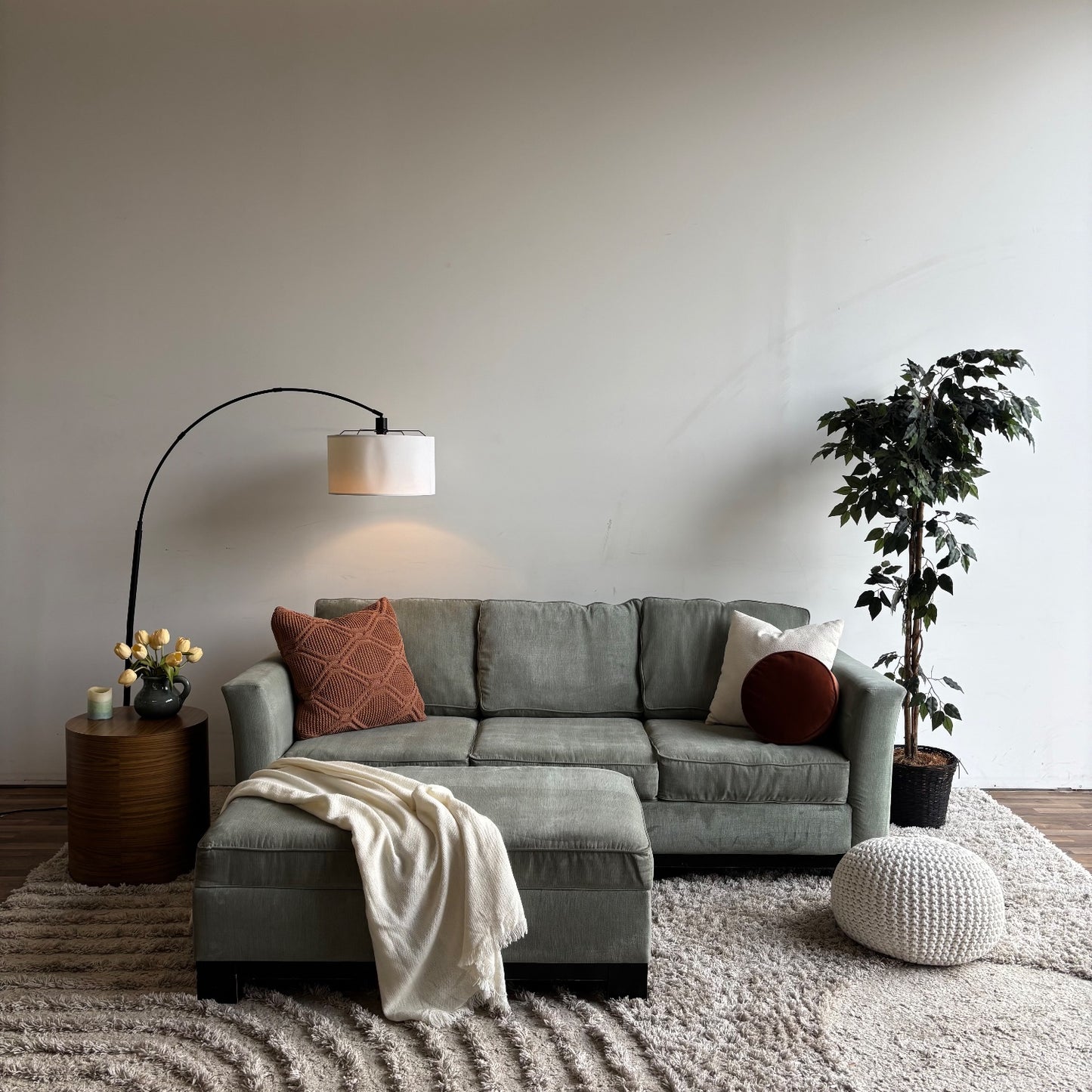 Macy’s Sage Green Sofa