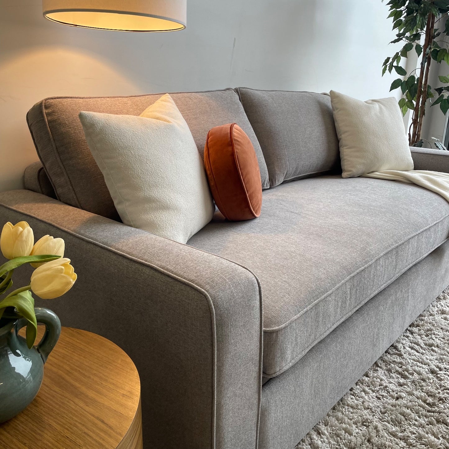 Interior Define James Sleeper Sofa in Gray