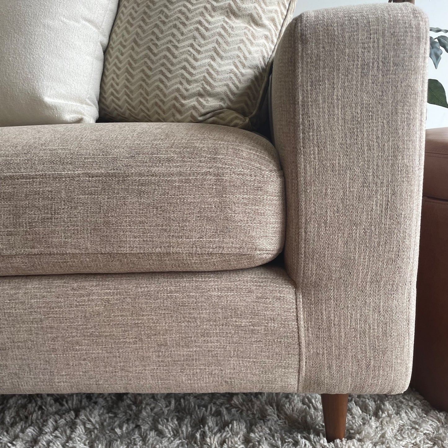 Interior Define Sloan Corner Sectional in beige