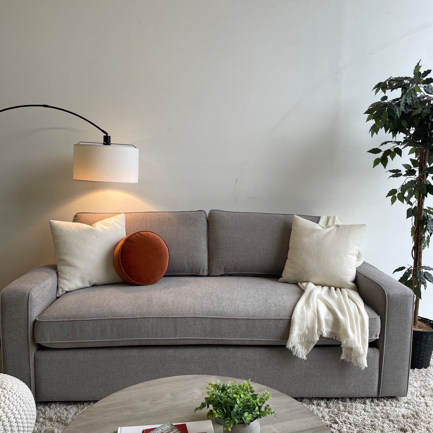 Interior Define James Sleeper Sofa in Gray