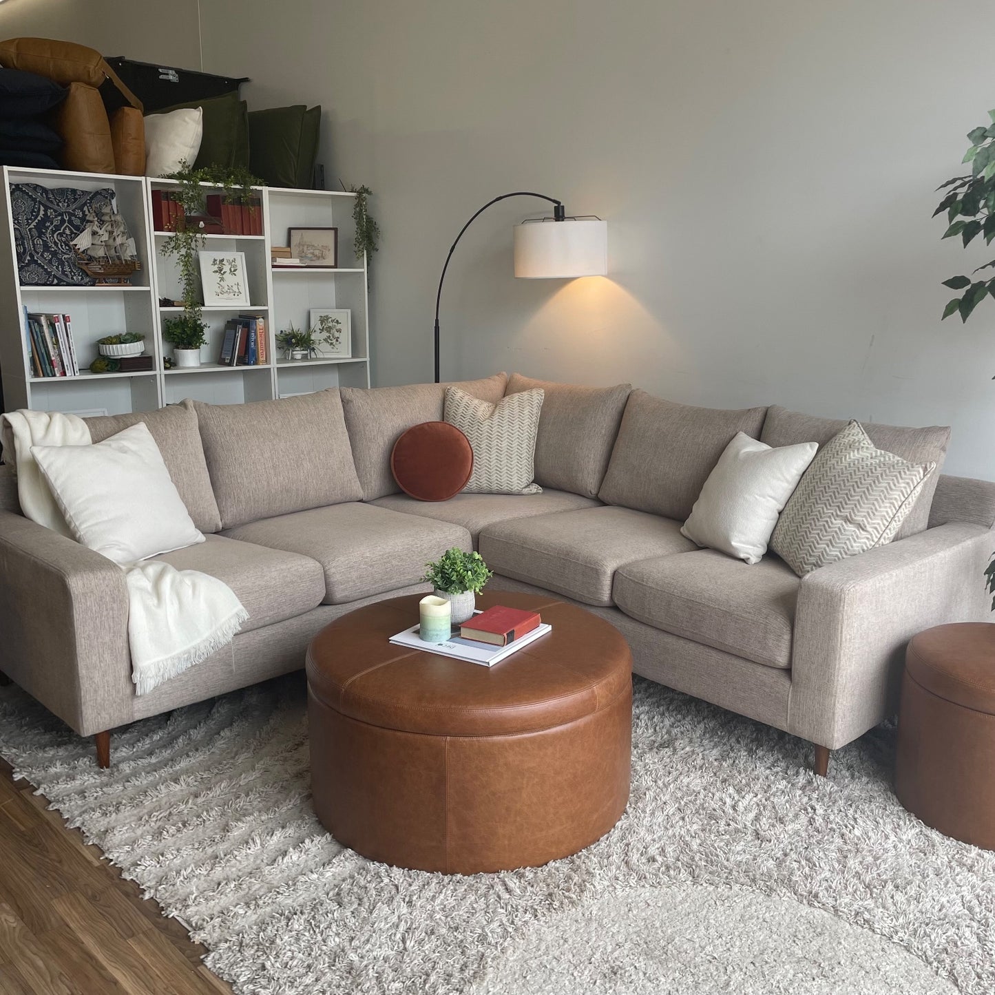 Interior Define Sloan Corner Sectional in beige