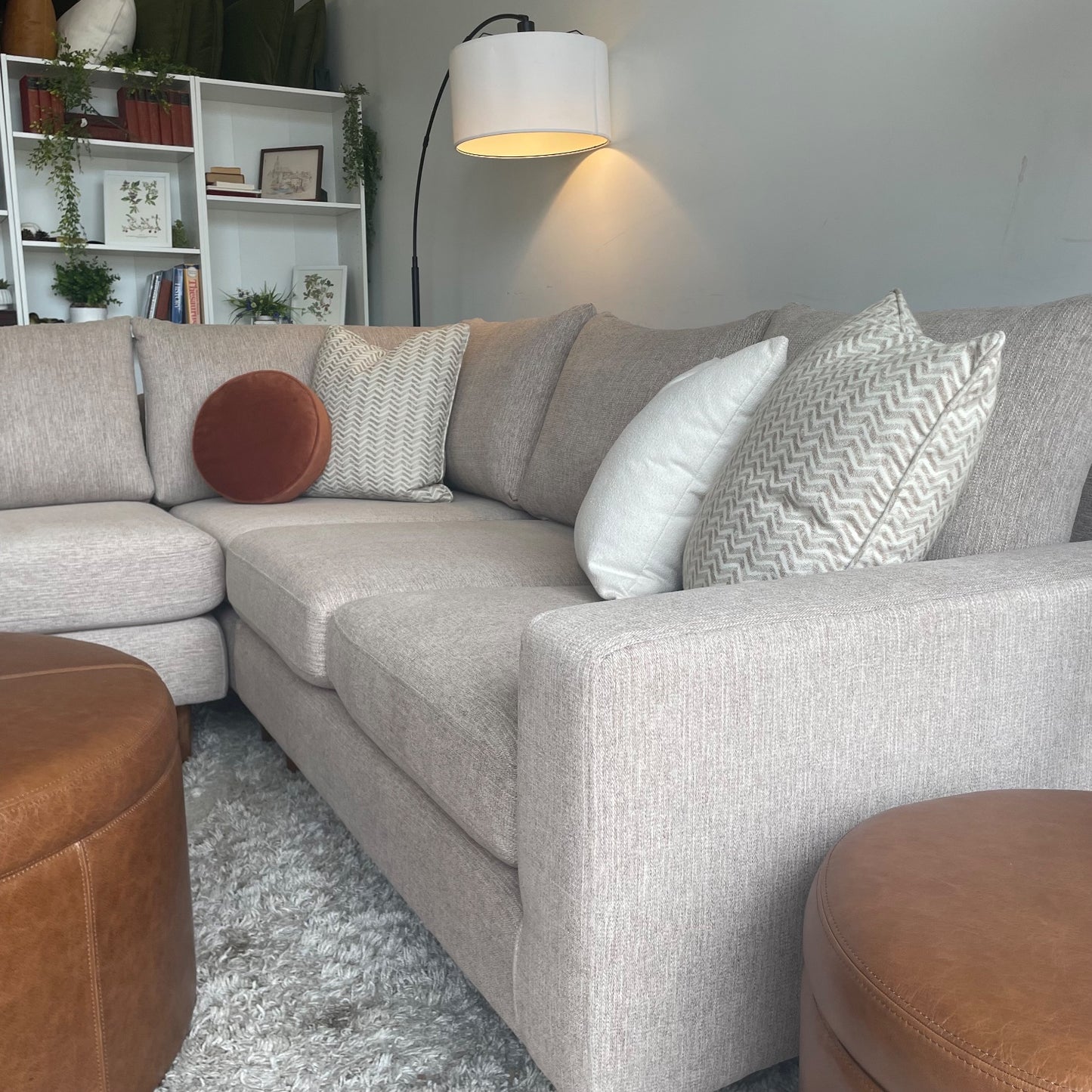 Interior Define Sloan Corner Sectional in beige