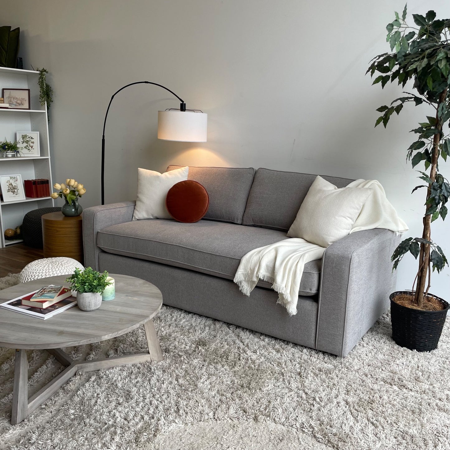 Interior Define James Sleeper Sofa in Gray