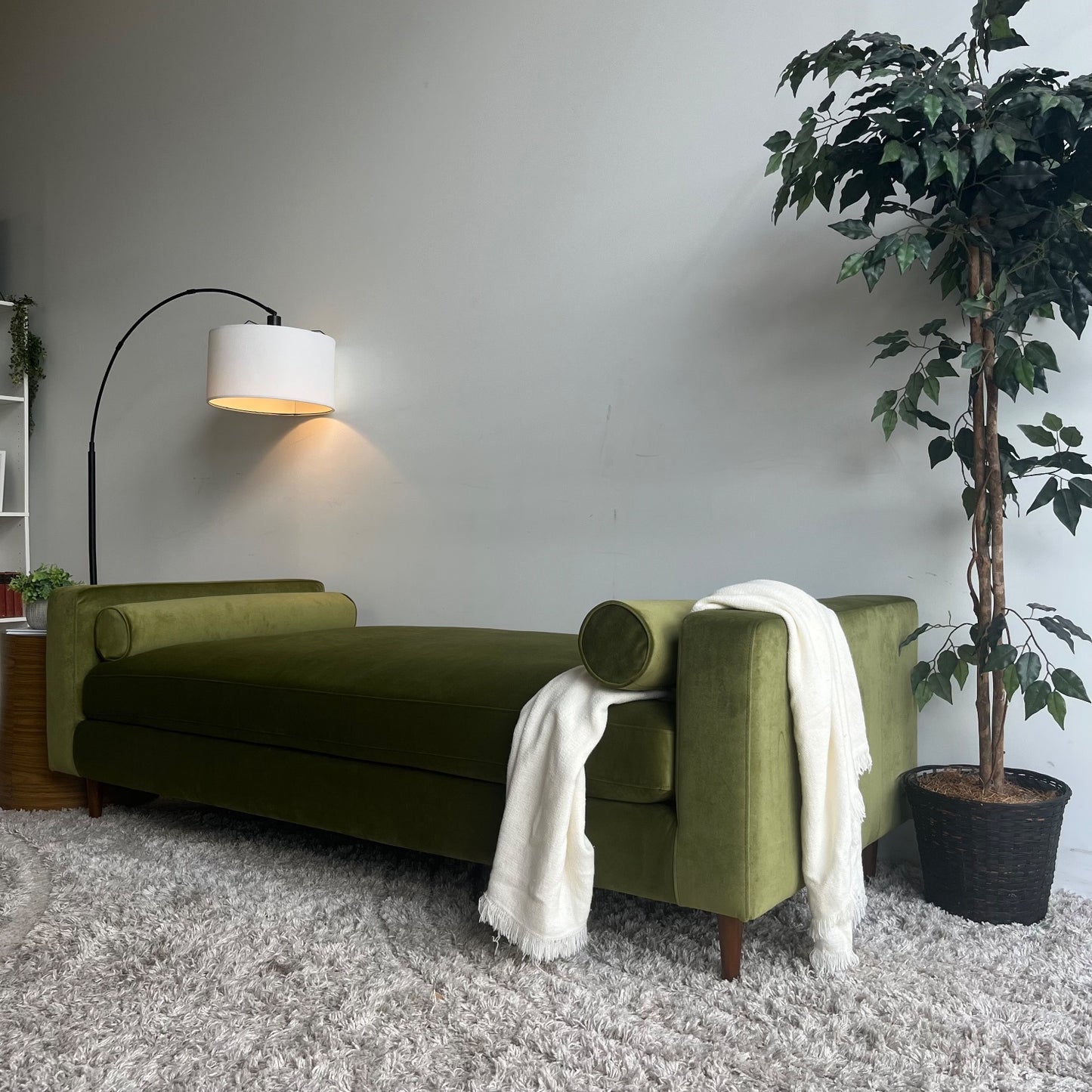 Interior Define Sloan Daybed in Sage Performance Velvet