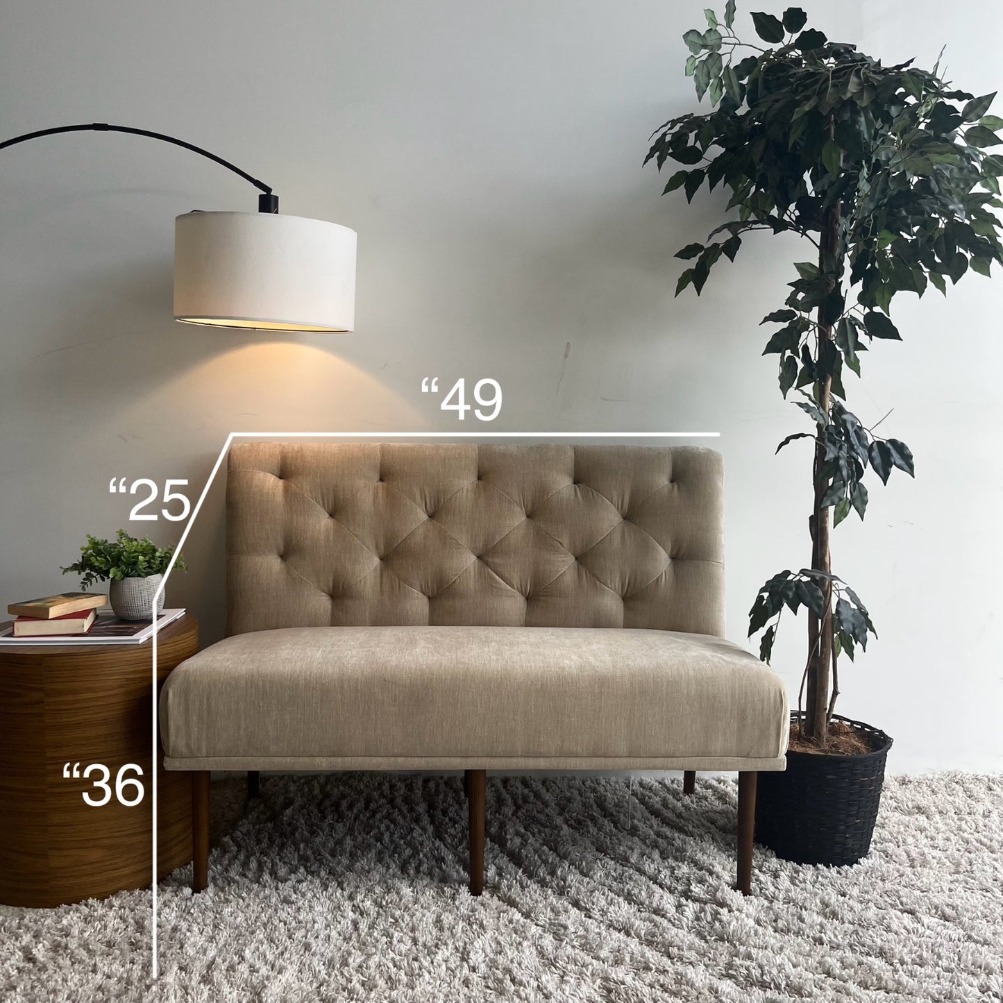 Interior Define Dorian armless bench
