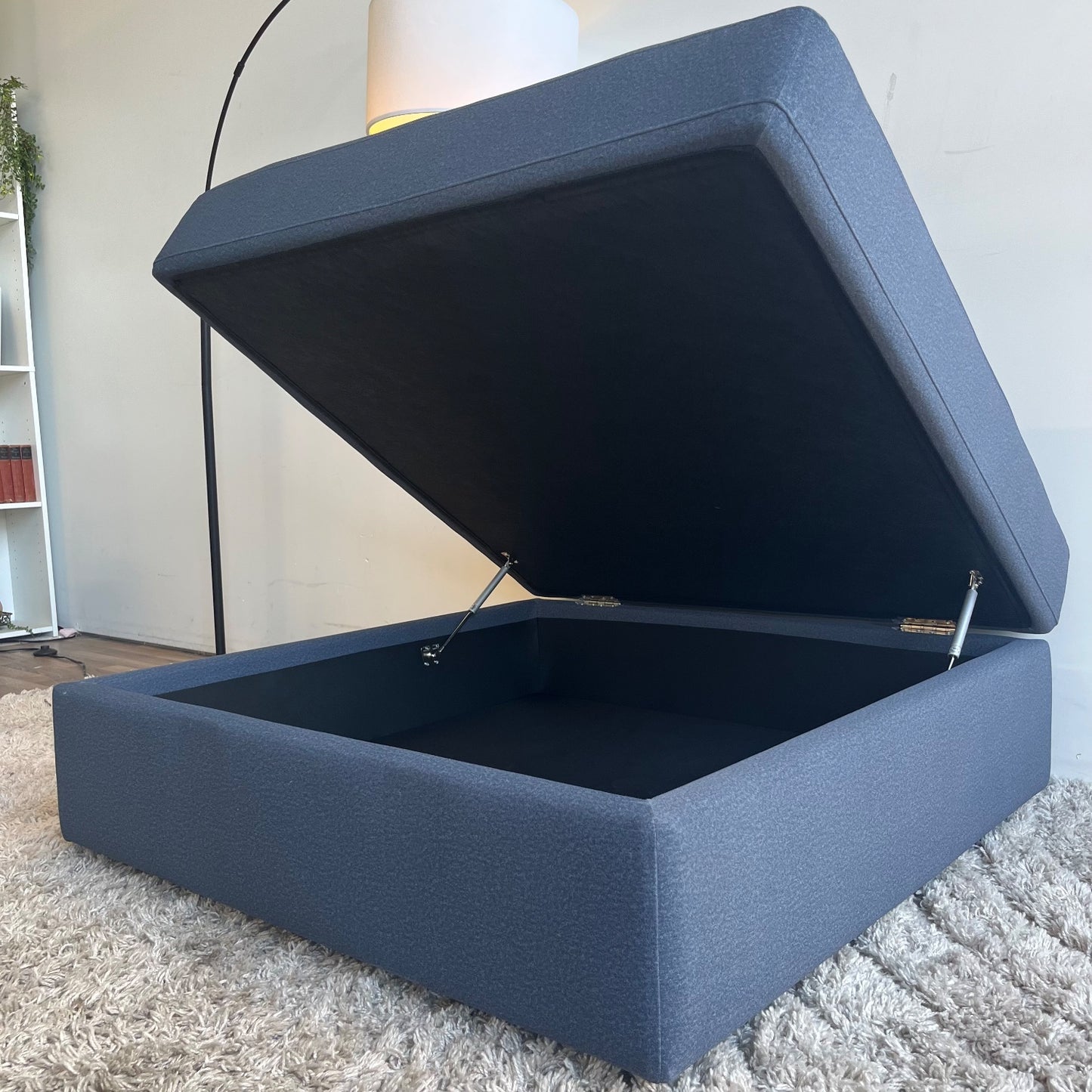 Interior Define Tatum Ottoman in Performance Brushed Knit Dusk