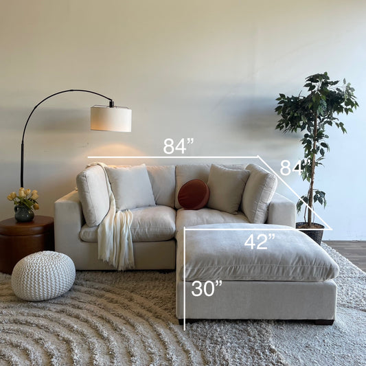Lakeview Modular Sectional in Vanilla Cream