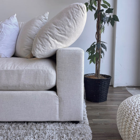 Serene Modular Sectional in Linen Beige