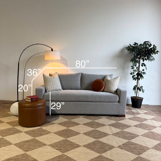 Interior Define Sloan Sleeper Sofa in Grey Performance Fabric