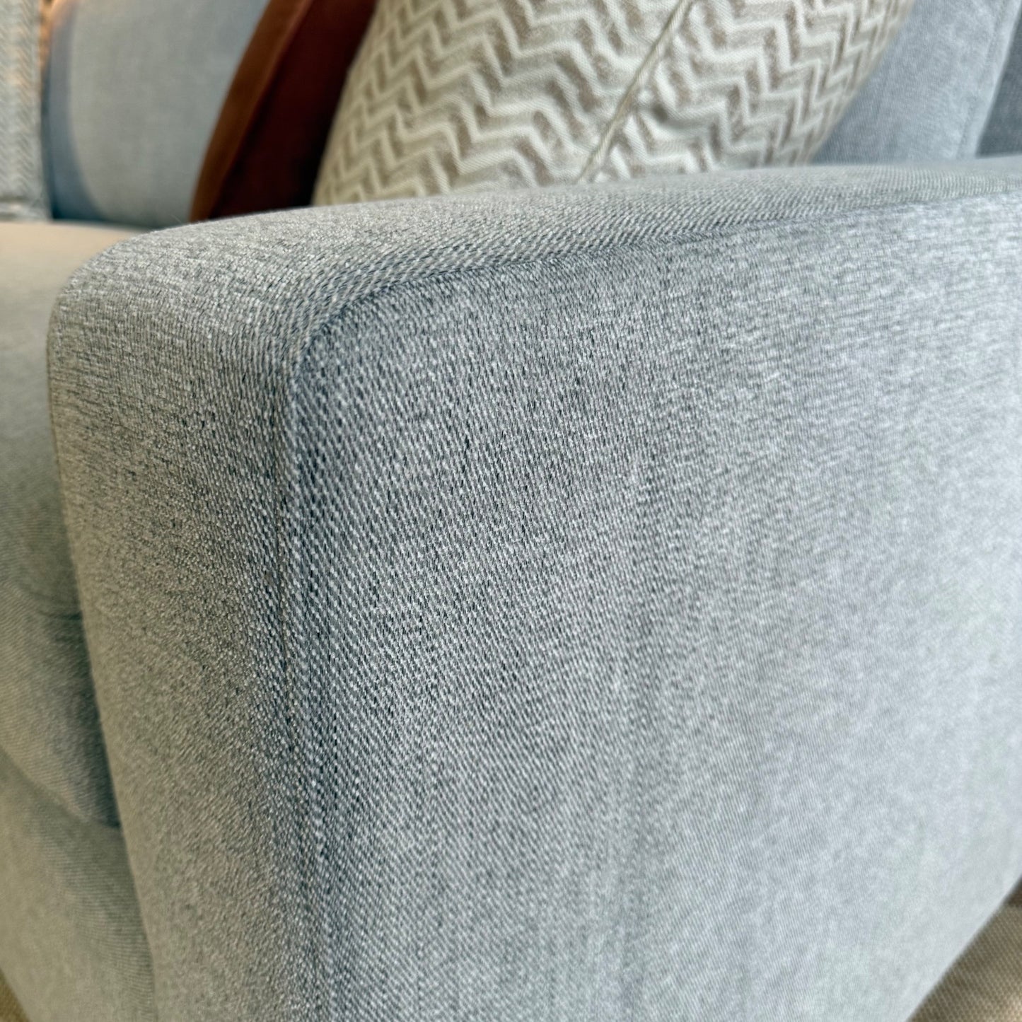 Interior Define Sloan Sleeper Sofa in Grey Performance Fabric