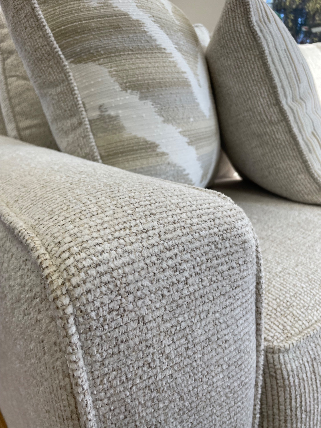 Linden Sofa in Sand Fabric