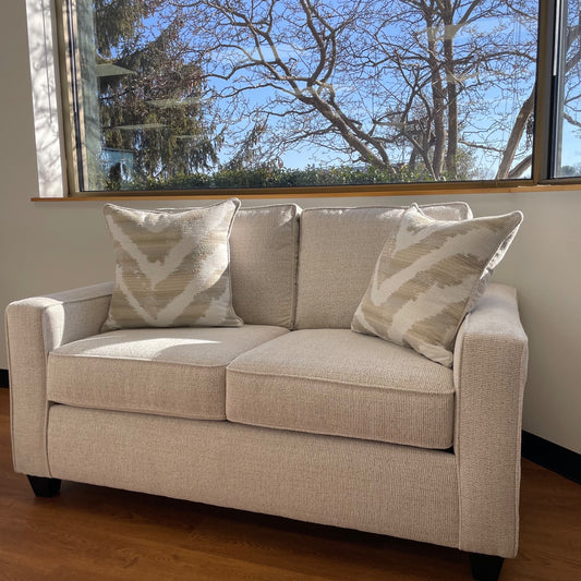 Linden Loveseat in Sand Fabric