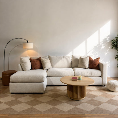 Bassett Beckham Chaise Sectional in Revolution Performance Fabric