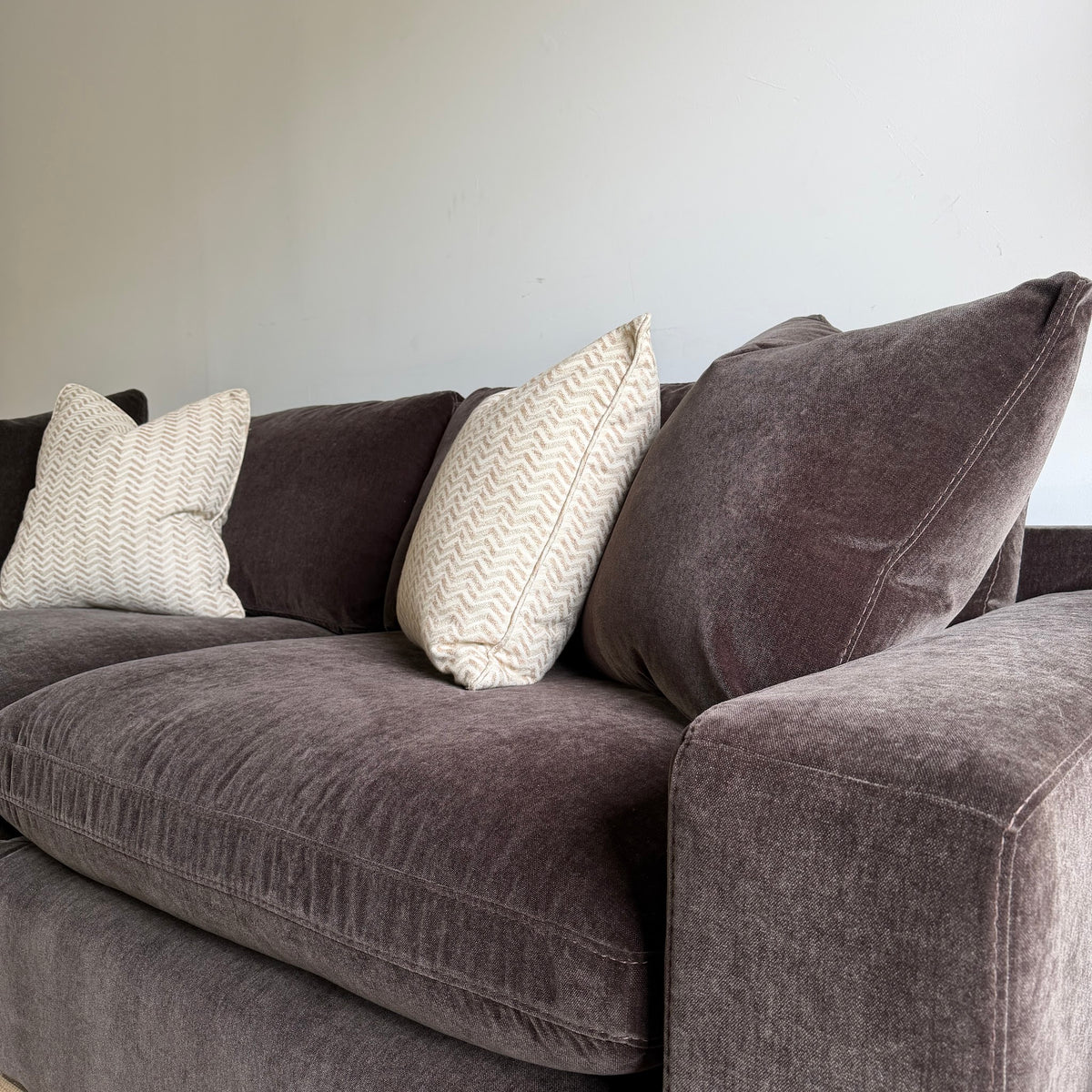 Woodland Loveseat arm detail