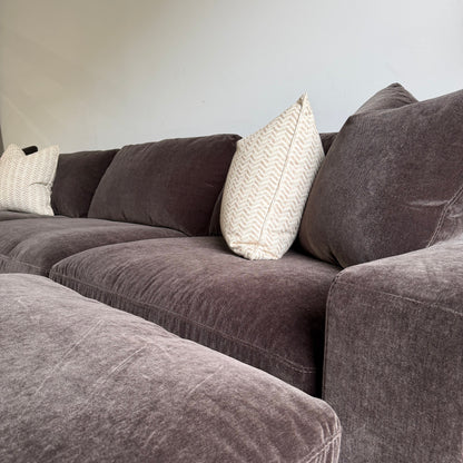 Woodland Sofa with Slim Ottoman detail