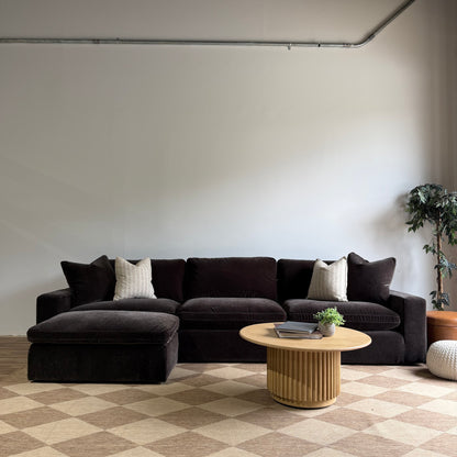 Woodland Sofa with Slim Ottoman reversed
