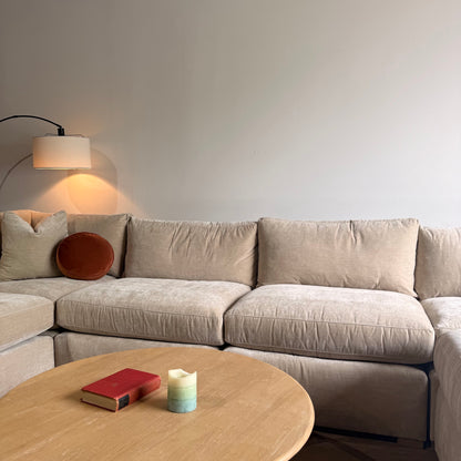 Brook U-Shape Enclosed Sectional - Milano Velvet