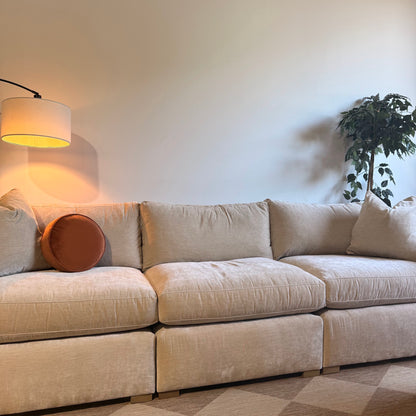 Brook Sofa in Milano Sand Velvet — Kindred Couches