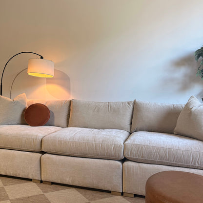 Brook Sofa in Milano Sand Velvet — Kindred Couches