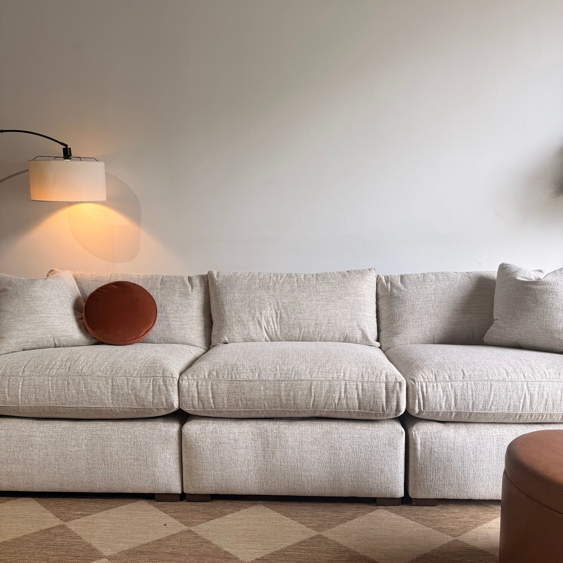 Brook Sofa in Anquilla Ivory Performance Chenille — Kindred Couches