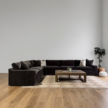 Woodland Grand Corner in Chocolate Velvet