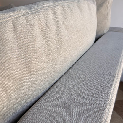 Albany Park Kova Box Cushion L-Shape in Oatmeal Chenille