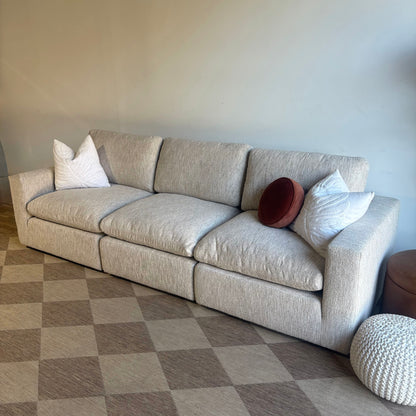 Cypress Sofa in Oatmeal Basketweave, right view