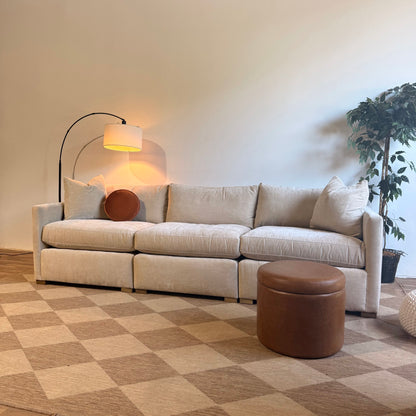 Brook Sofa in Milano Sand Velvet — Kindred Couches