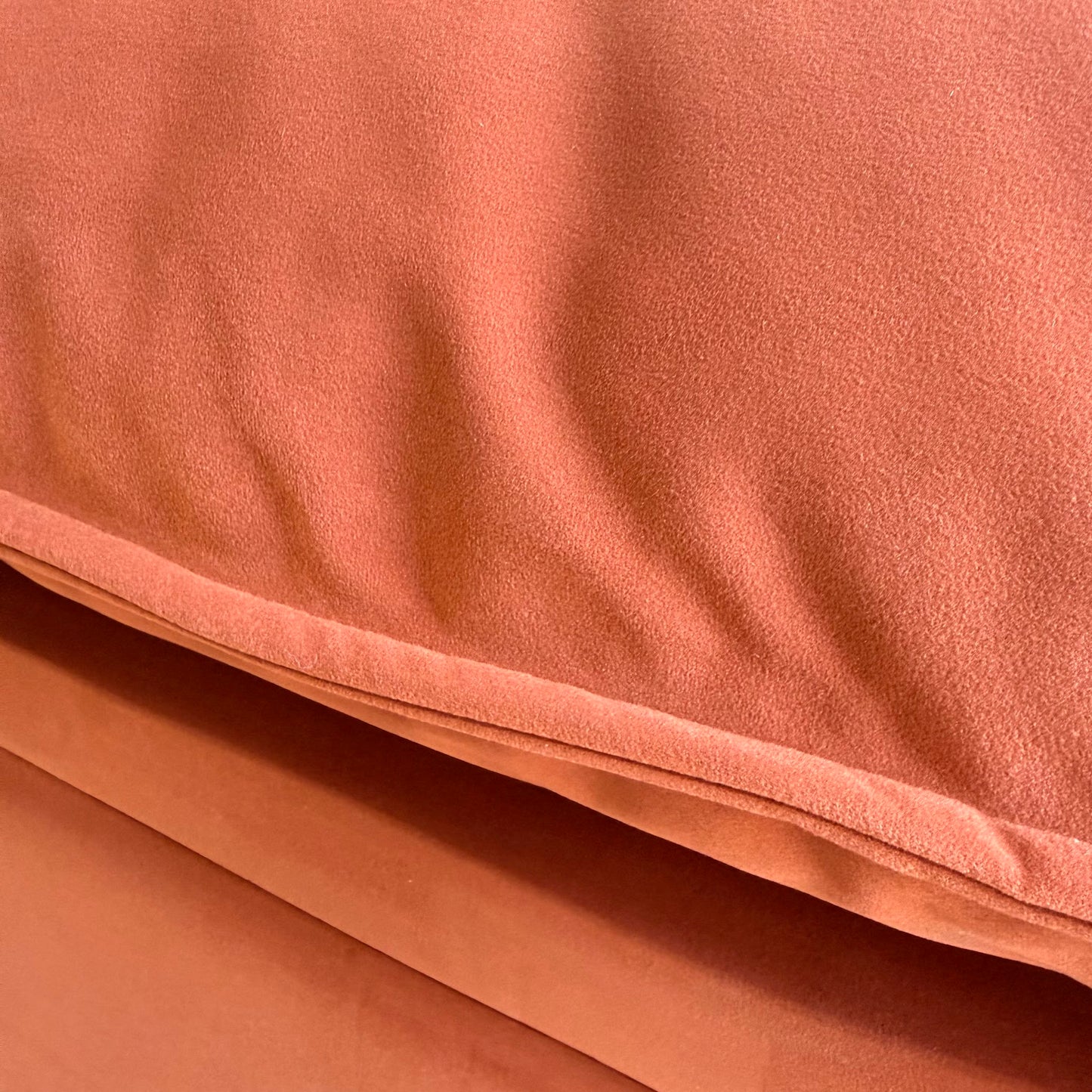 Albany Park Kova Enclosed L-Shape in Rust Velvet