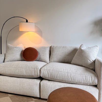 Brook Loveseat in Anquilla Ivory Performance Chenille — Kindred Couches