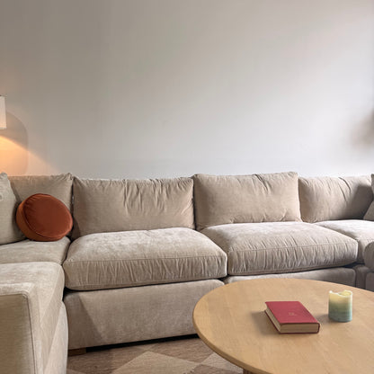 Brook U-Shape Enclosed Sectional - Milano Velvet