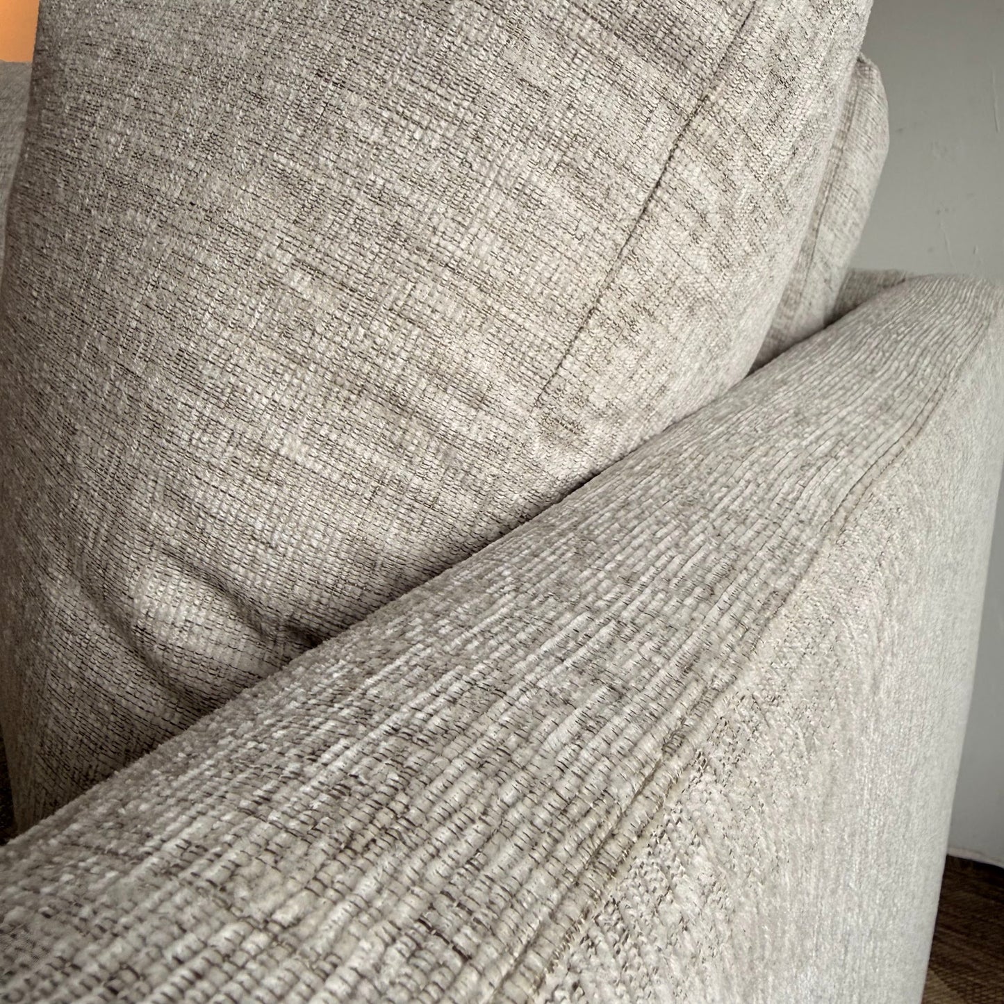 Brook Corner Sectional + Ottoman dimensions