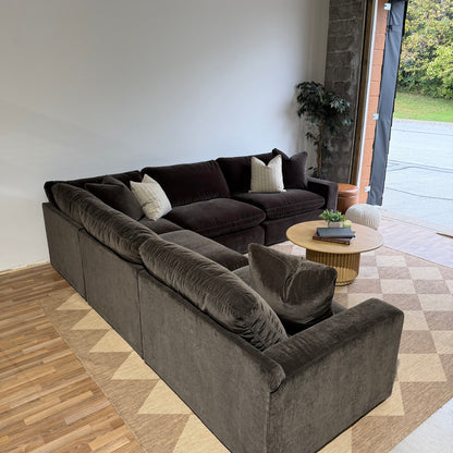 Woodland Corner Sectional rear left view
