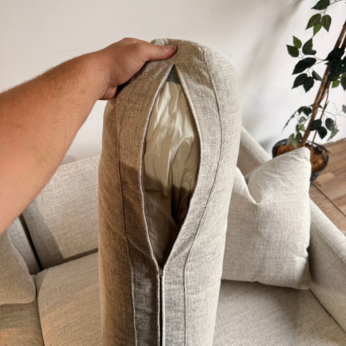 Brook U-Shape Enclosed Sectional dimensions