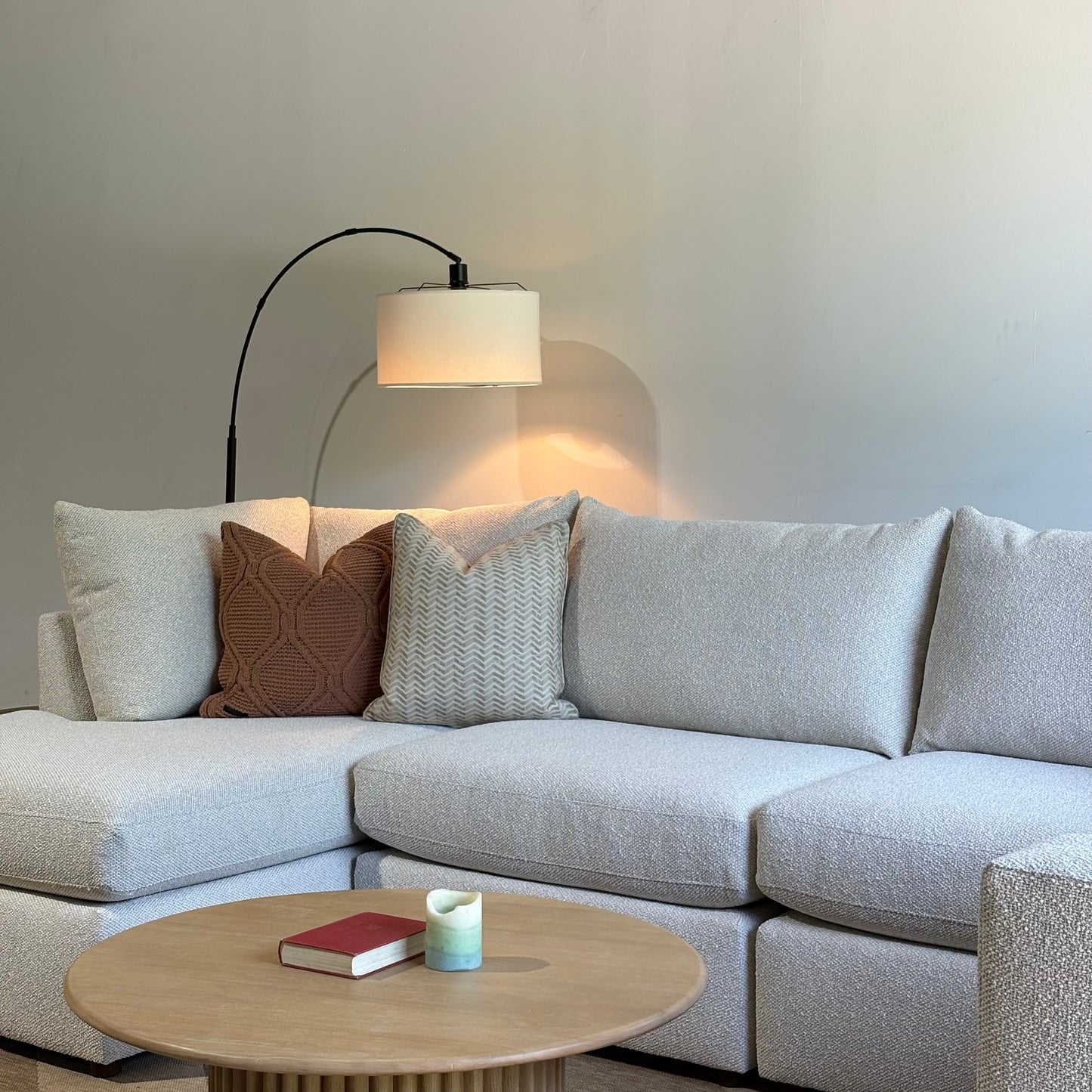 Bassett Beckham U-Shape Chaise Sectional in Revolution Performance Fabric