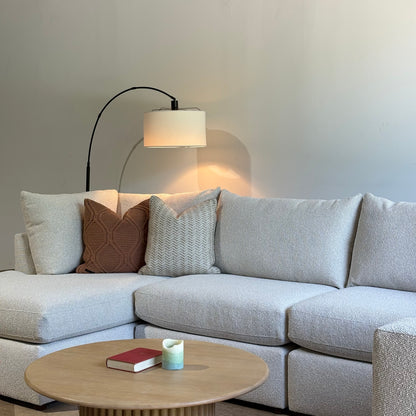 Bassett Beckham U-Shape Chaise Sectional in Revolution Performance Fabric