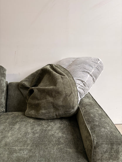 Atlas Modular Corner Sectional in Green Chenille