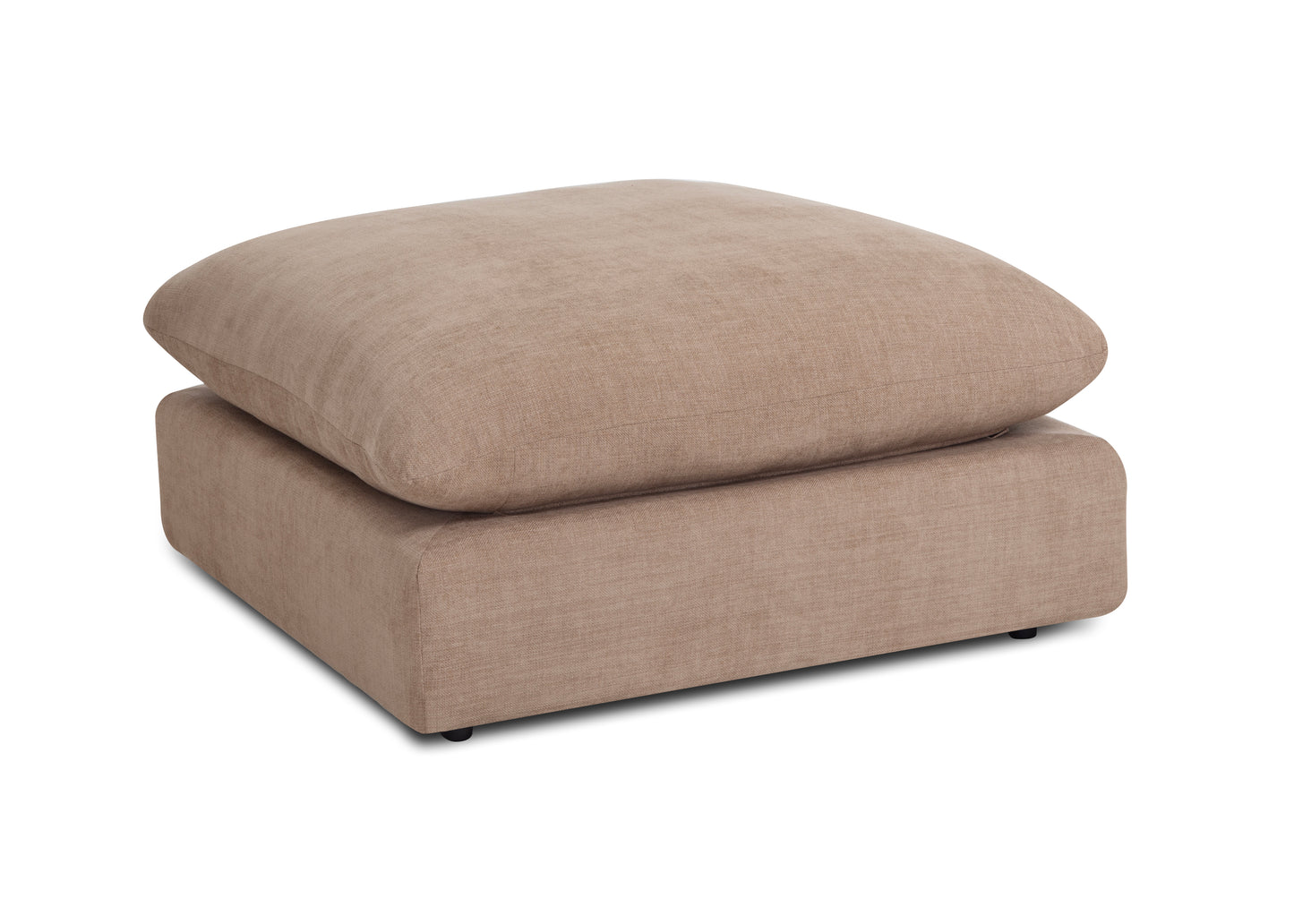 Mesa Ottoman Module in Dessert Brown