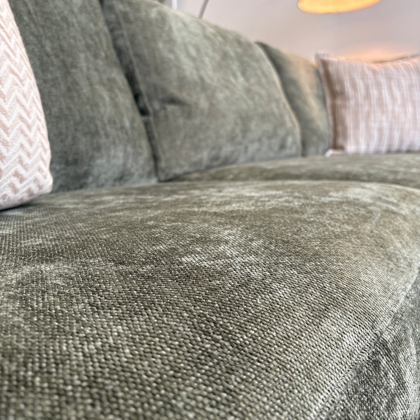 Atlas Modular Corner Sectional in Green Chenille